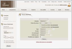 Exemplo de busca avançada