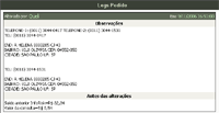 Log de consulta InfoRisk