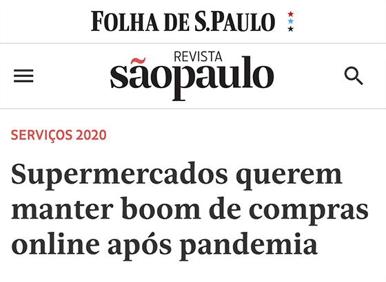 Supermercados querem manter boom de compras online ap�s pandemia