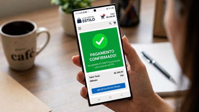 Confirmação automática do Pix no checkout Confirmação automática do Pix no checkout