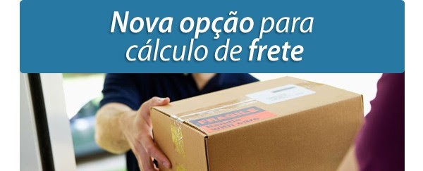 Nova opção para cálculo com frete Nova opção para cálculo com frete