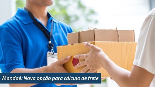 Mandaê: nova opção para cálculo de frete Mandaê: nova opção para cálculo de frete