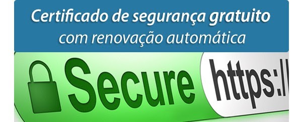 Certificado de segurança gratuito com renovação automática Certificado de segurança gratuito com renovação automática
